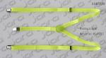 Fluorescence Yellow Mens Fashion Suspenders Elastic Tape Available 1.5cm Width