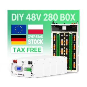 Wholesale 48V 51.2V 280Ah 300Ah DIY Kits Battery Case Assemble 200A BMS Active Equalization Batterie LiFePO4 Lithium Phosphate Battery Box from china suppliers
