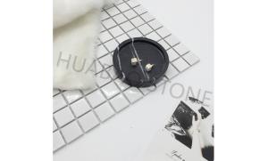 Wholesale Trendy Art Stone Products Black Ash Tray Smooth Appearence Excellent Unique from china suppliers