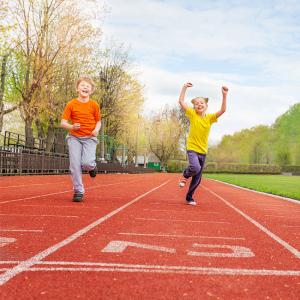 Wholesale Eco Friendly Synthetic Sports Flooring All-Weather Usage Red Playground from china suppliers