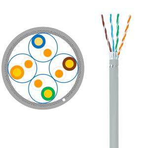 Wholesale 550MHz Cat6A Ethernet Cable 23AWG Cat6A S FTP Low Crosstalk Lan Ethernet Cable from china suppliers