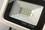 Flat LED Outdoor Security Lights Aluminum SMD2835 10W AC110V/220V 2 Years