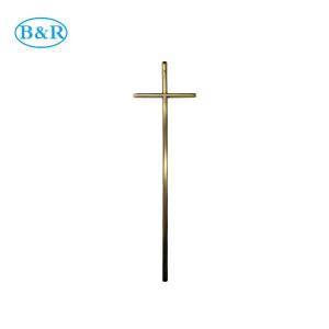 Wholesale D017 57*16.5cm Gold Color Funeral Casket Cross from china suppliers
