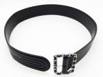 Chain Buckle Women'S Fashion Leather Belts 5.5cm Width 95 - 125cm Length