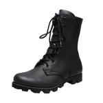 Custom Ghana Panama Black Full Leather Combat Shoes Jungle Tactical Military