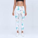 87%Nylon And 13%Spandex Cute Yoga Clothes 280gsm Printed Yoga Leggings