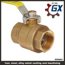 Wholesale Cast NPT Full Port Private Label on Handle 4 Inch Brass Ball Valve from china suppliers