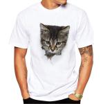 Mens popular 3D digital full printing tshirt
