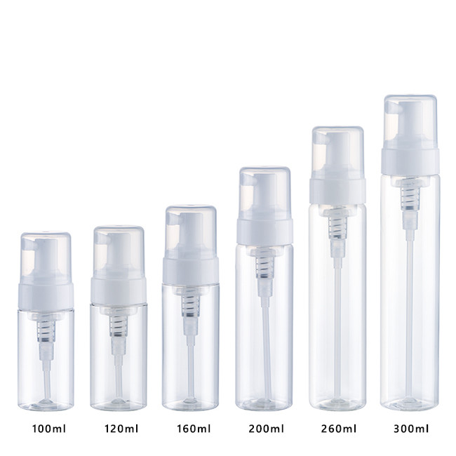 PET Foam Pump Bottle 250ml 200ml With 42mm Foam Pump Empty