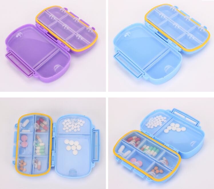 Weekly unique design spring push button medicine box, Monthly plastic medicine storage box for 31 day, case, box, contai