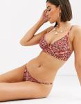 Solid color Scoop Neck Sport Top With High Waist Bikini