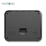 YT60142 Battery Powered Black Atomic Calendar Desktop Clock with Back Light