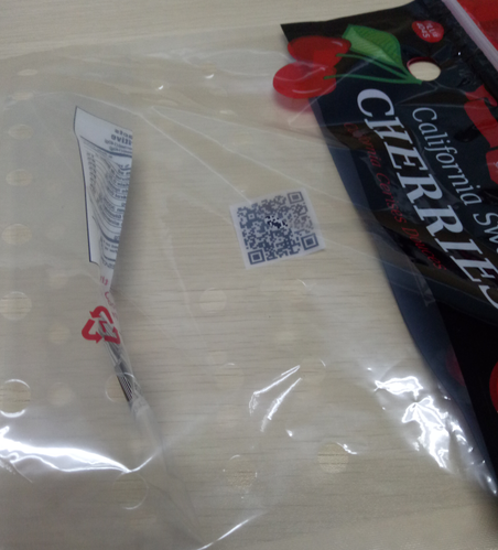 Quality fresh fruit grape bag with handle and holes