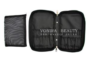 Wholesale 23 Holes Large Capacity High Quality Makeup Brush Bag Cosmetic Holder Case Black from china suppliers