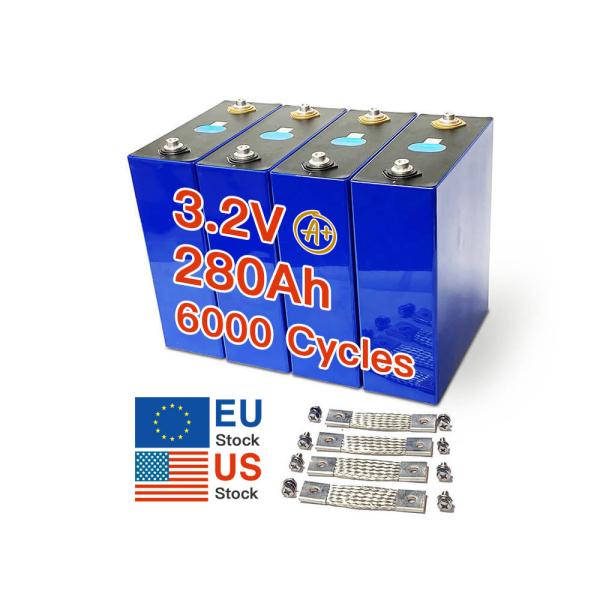 Low Self Discharge Lifepo4 Prismatic Cells Battery 280Ah 3.2V 304Ah For Solar