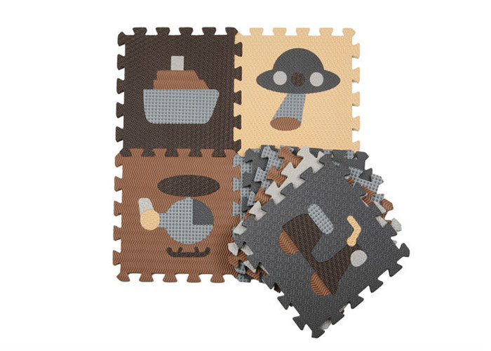 No Irritant Smell Animal Puzzle Mats , Easy Clean Children'S Puzzle Play Mat