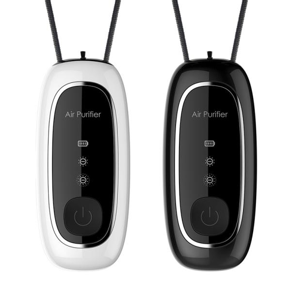 Mini Portable Wearable battery powered Air Purifier Necklace ionizer Negative