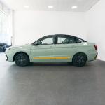 Left Hand Drive China Electric Vehicle Dongfeng E70 Sedan Green & White Color