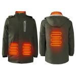 Men's Battery Ski Jacket Custom 7.4Volt Electric Heated Clothes Waterproof with