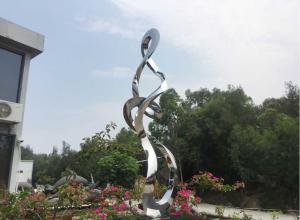 Wholesale Contemporary Polished Stainless Steel Sculpture Abstract Small Garden Statues from china suppliers