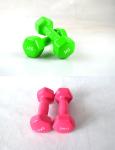 0.5kg-10kg Home Gym Training women Vinyl Coated Dumbbells For sale