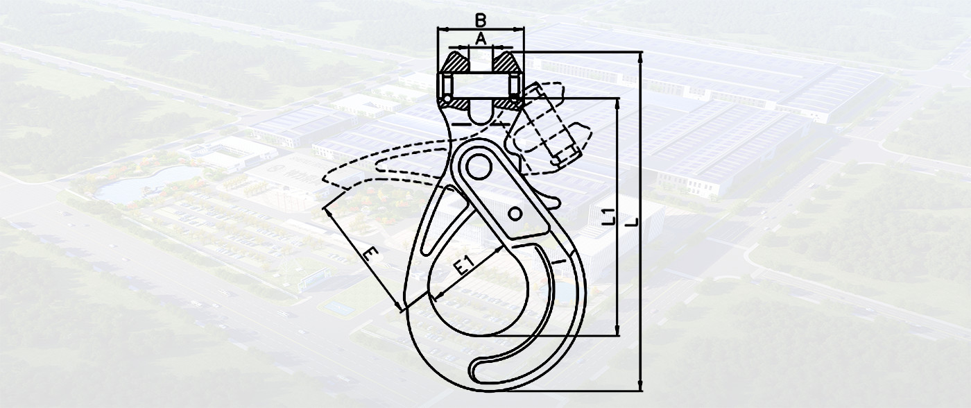 SLR489-G80 SELF LOCKING HOOK