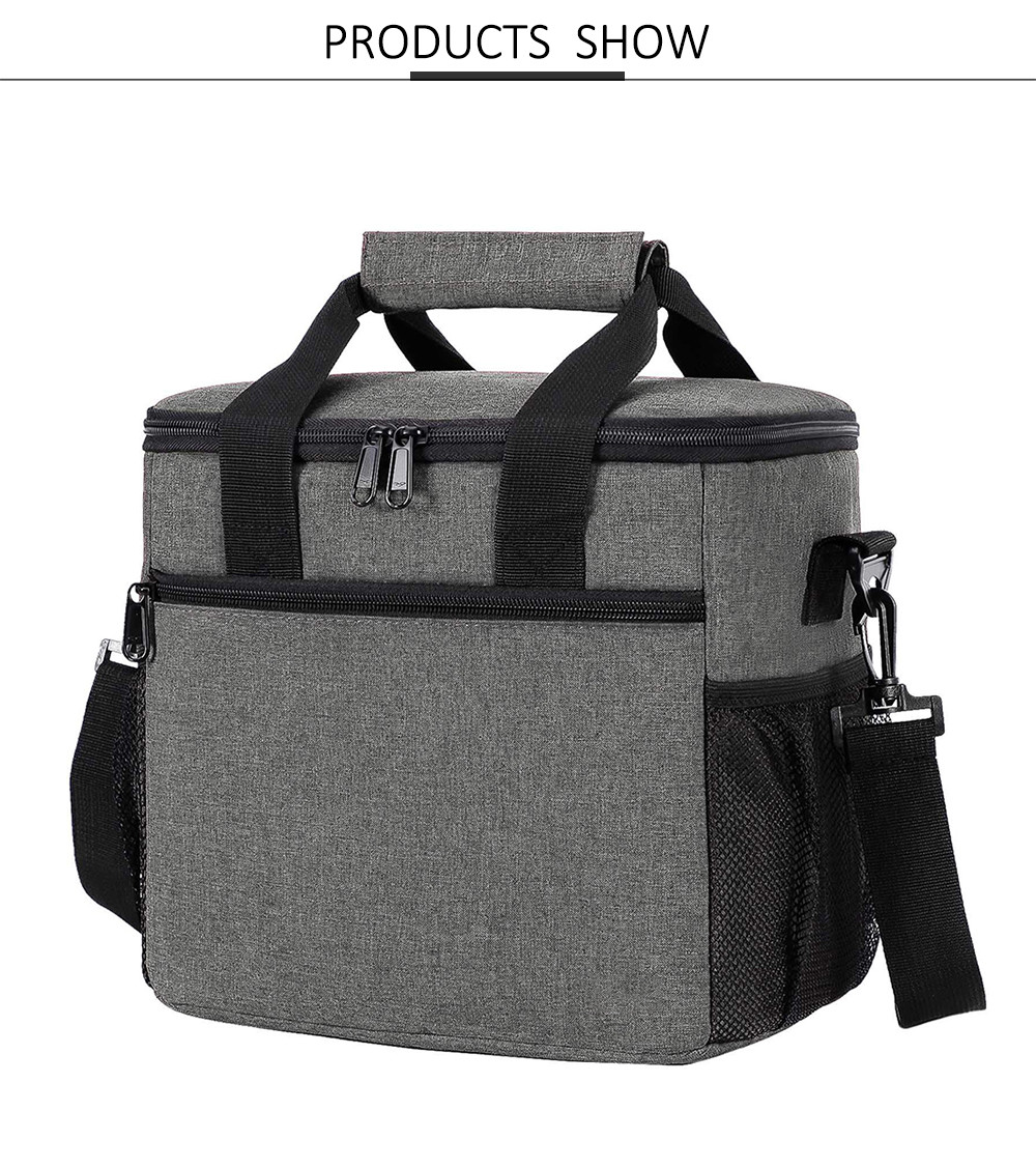Adult Leakproof Insulated Lunch Tote With Shoulder Strap