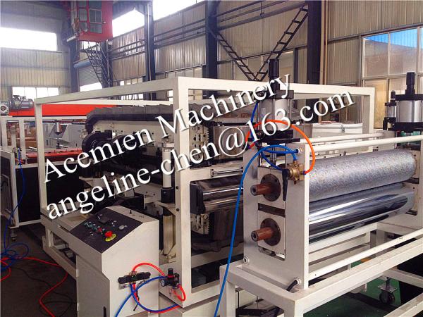 Plastic PVC+ASA/PMMA colony roof tile roofing/building material making machine