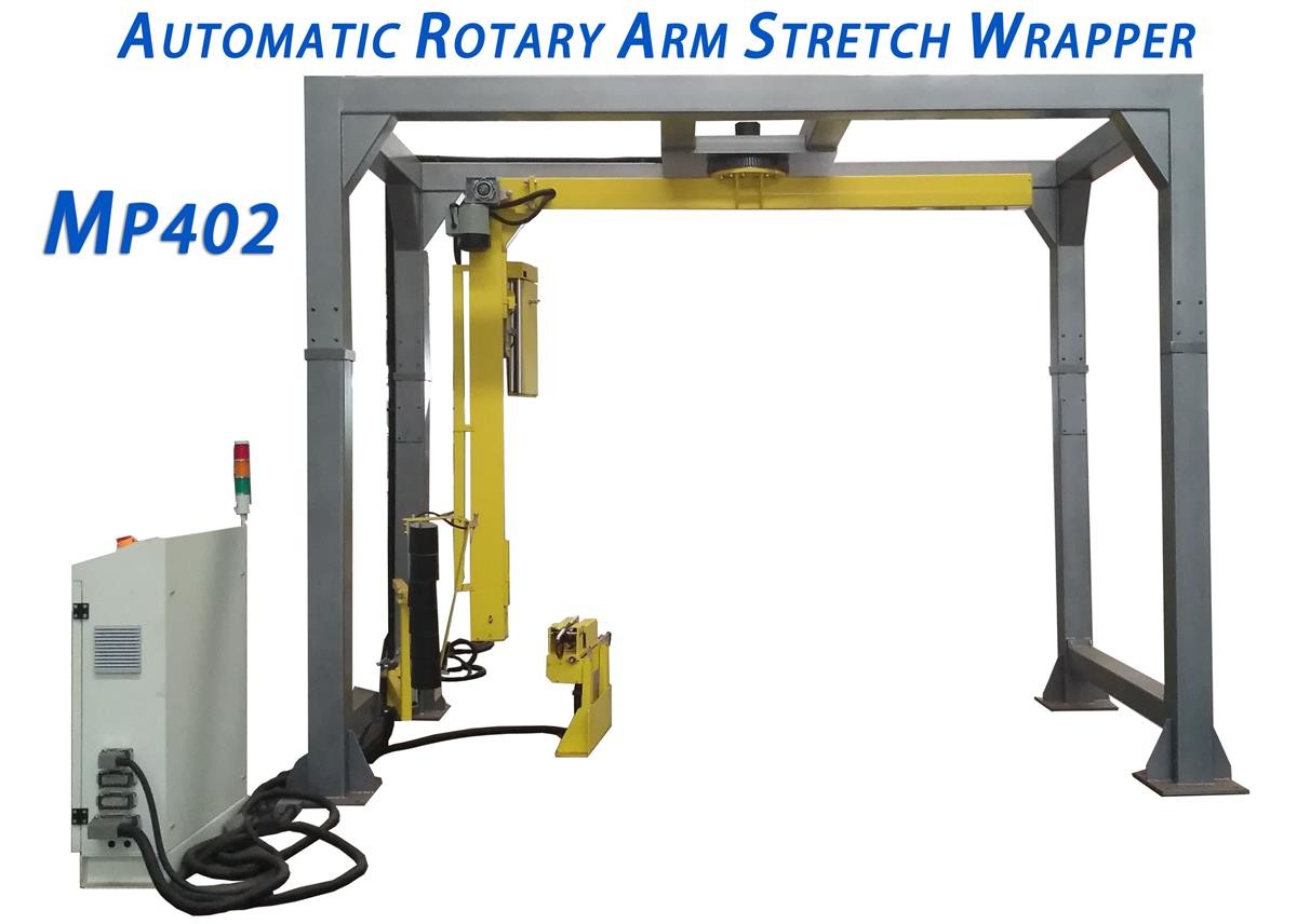 Automatic Rotary Product Wrapping Machine 40-45 Pallets/H With PLC Control