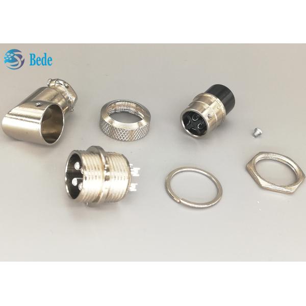 Aircraft Gx16 4 Pin Connector Set Plug And Socket Kits Elbow Panel Mount Connector