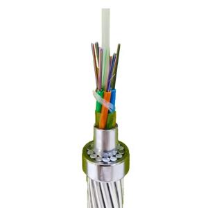 Wholesale Stainless Tube 80KN 96core OPGW Optical Ground Wire from china suppliers