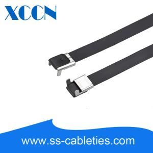 Wholesale Adjustable Commercial Electric Zip Ties , Metal Reinforced Zip Ties 9x1×300mm from china suppliers