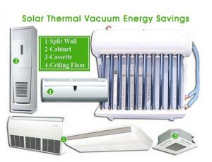 China hybrid solar air conditioner Solar Energy System 12000BTU on sale