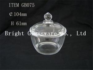 Wholesale hot-selling clear glass bowl with lid, glass container cheap from china suppliers