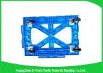 150kg Durable Heavy Duty Plastic Moving Dolly , Logistics Four Wheel Trolley