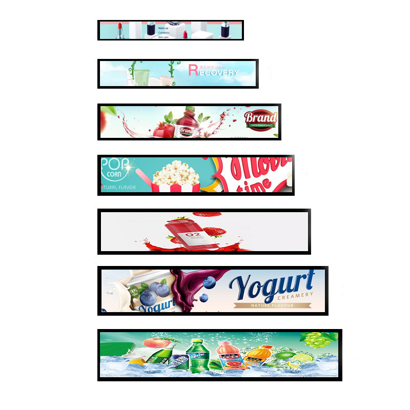 23.1 Inch 500 Nits Stretched Bar LCD Display FHD Resolution Advertising Equipment