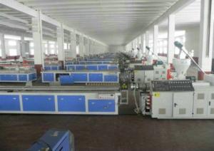 Wholesale PVC Skirting Plastic Board Machine , Cabinet Wpc Board Production Line from china suppliers