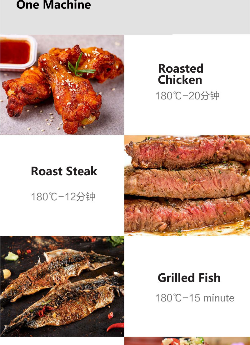 Youpin Silencare Air Fryer 2.5L 1300W Fritadeira Eletrica Led Digital Air Fryer Air Cooker Fryer