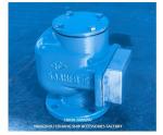CAST IRON MARINE TANK AIR VENT HEAD533HFB-50A WITH SUS316L FLOATER NBR GASKET 0