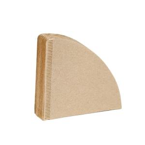 Wholesale 50pcs / Bag Coffee Filter Paper Unbleached Original Wooden Drip Coffee Paper from china suppliers