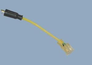 Wholesale UL CUL CSA 15A 125V Twist Lock Adapter L5-15P To NEMA 5-15R American UL Power Cord from china suppliers