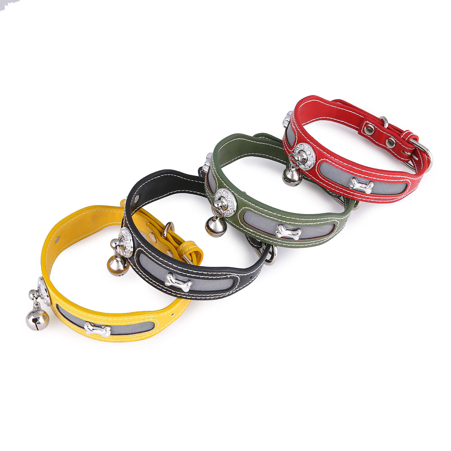 Flexible Nylon Dog Leash Red Dog Walking Leash For Small Medium Large Dogs
