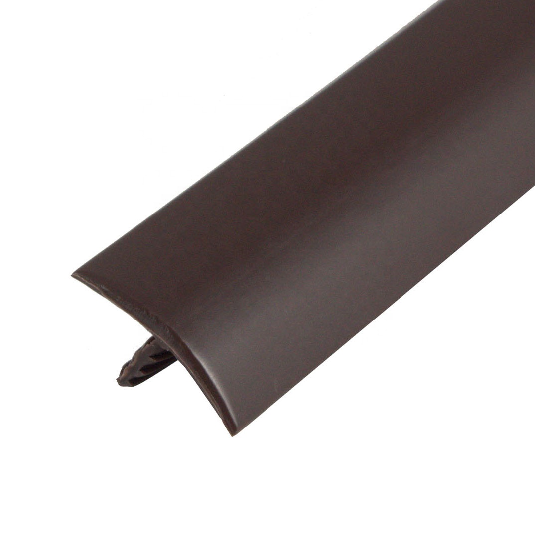 PVC Rubber T Molding Trim for All Color Wood Furniture Edge Protector as your request