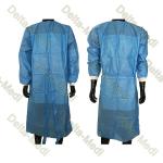 Non Woven Reinforced Disposable Gowns For Doctors 2 Belts