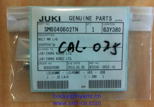 JUKI KE2040 BOLT M4 L=6 SM6040602TN