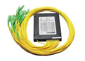 Wholesale Single Mode Fiber Optic Coupler 1x32 PLC Optical Splitter with 3mm G657A Fiber Cable from china suppliers