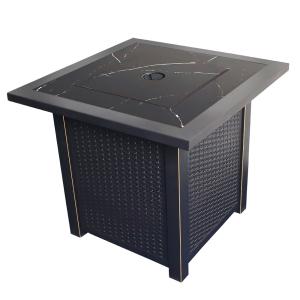 Wholesale Alloy Steel Winter Propane Fire Pit Table Square Smokeless from china suppliers