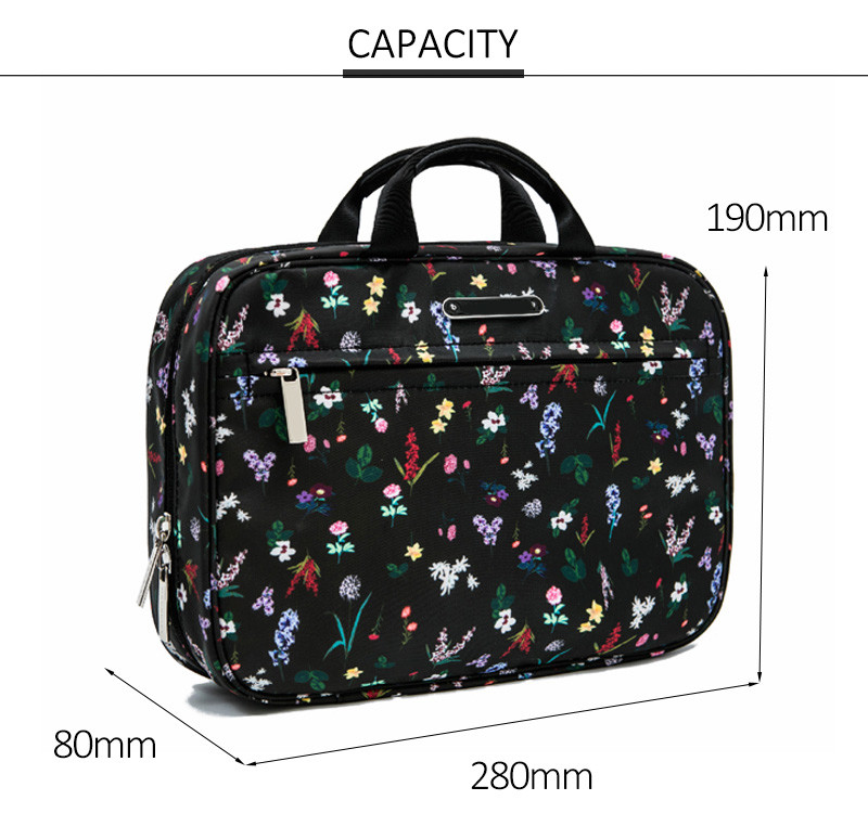 Waterproof Custom Logo Travel Hanging Toiletry Bag