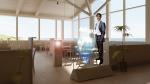 Self Adhesive 170° 100um Holographic Rear Projection Film
