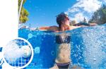 Pool of Luxury Above Ground Fibre Glass Endless Transparent with Wood Plastic